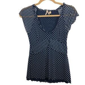 Anthropologie | Maeve top, semi-sheer; small